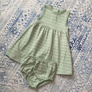 24 Month Green Dress Set